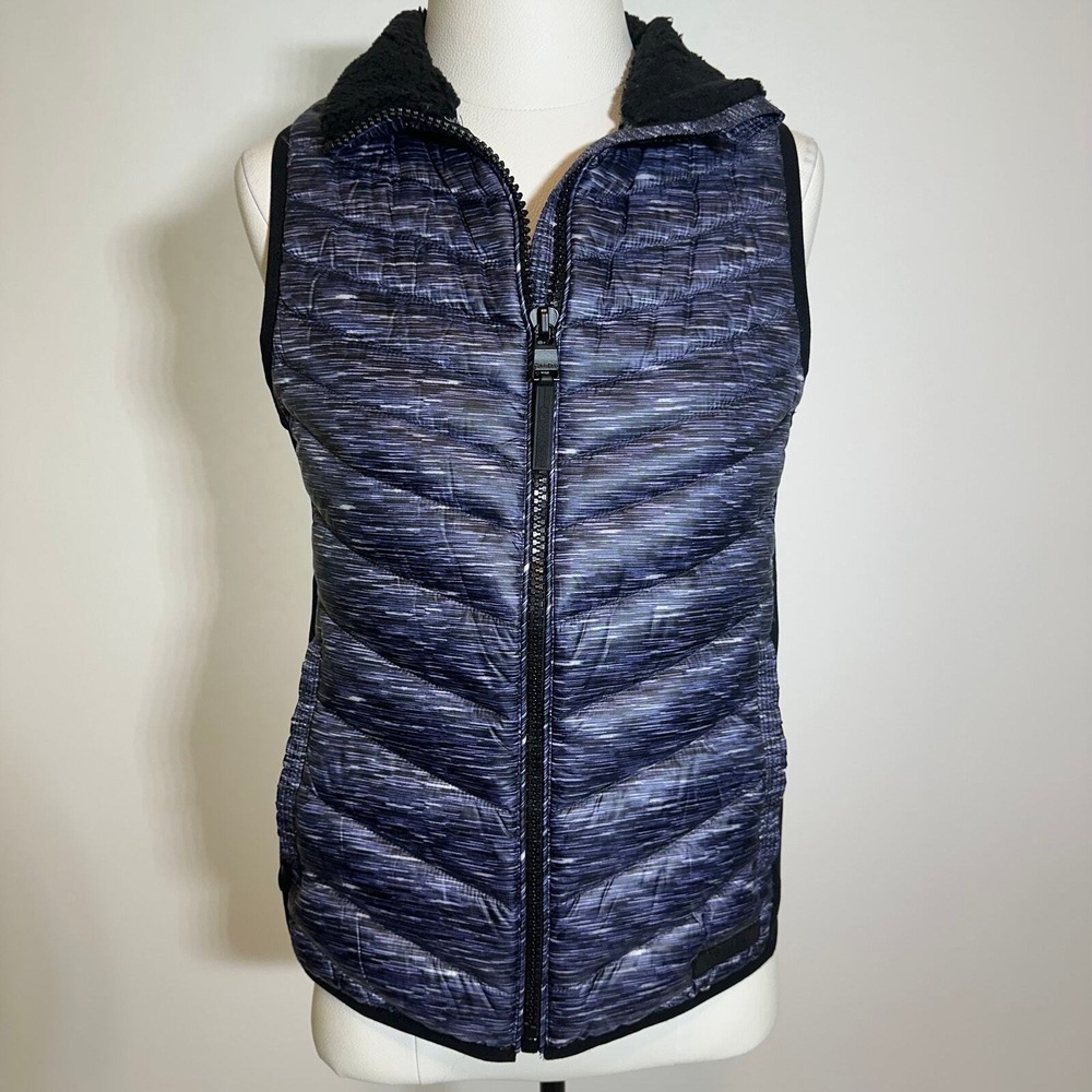 Calvin Klein Performance Quilted Puffer Down Full Zip Vest Womens Size Small S